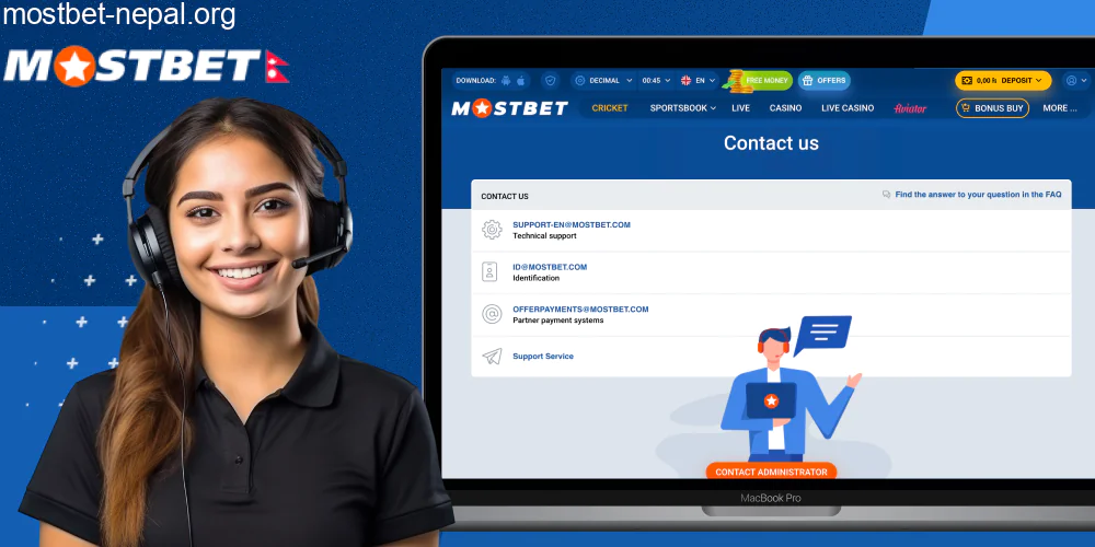 Mostbet नेपाल ग्राहक समर्थन विकल्प